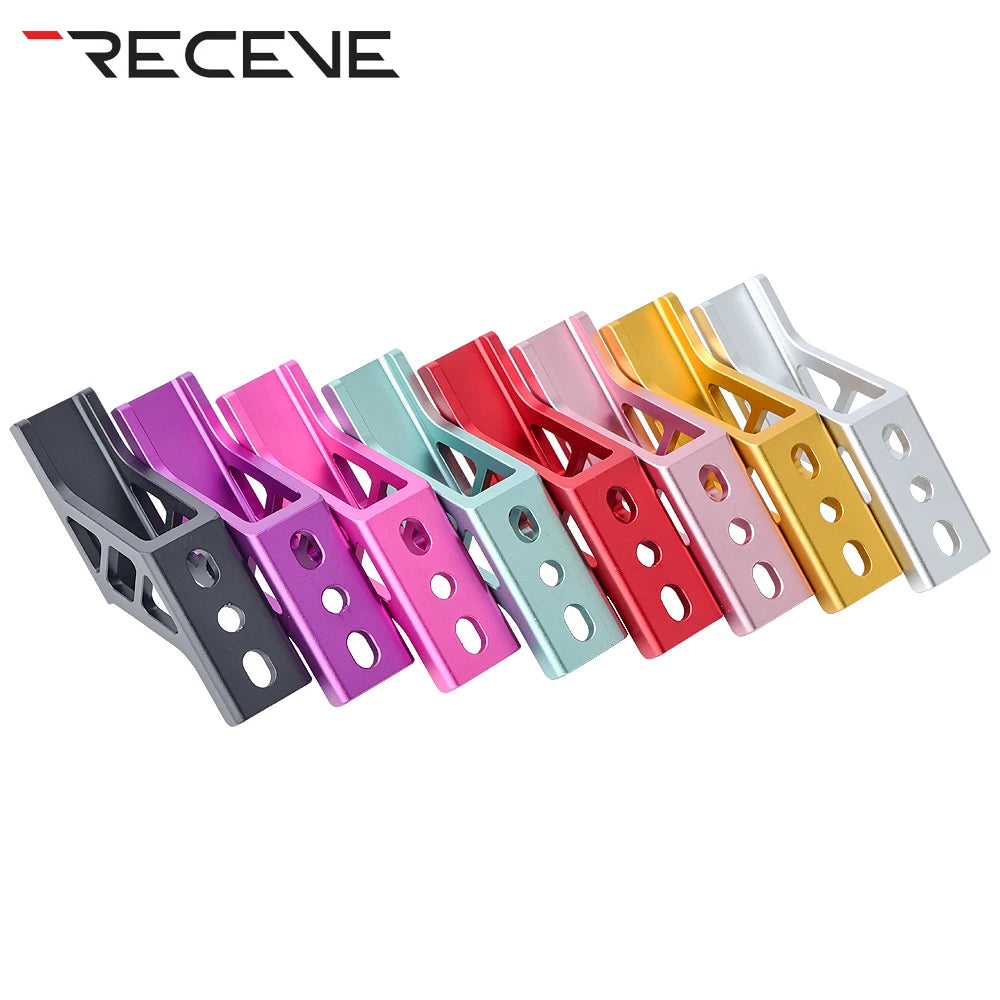 RECEVE Folding Bike Bag Carrier Raise Adapter Bicycle Shelf Extended Seat BMX Front Bag Carrier Rising Mount Holder For Brompton