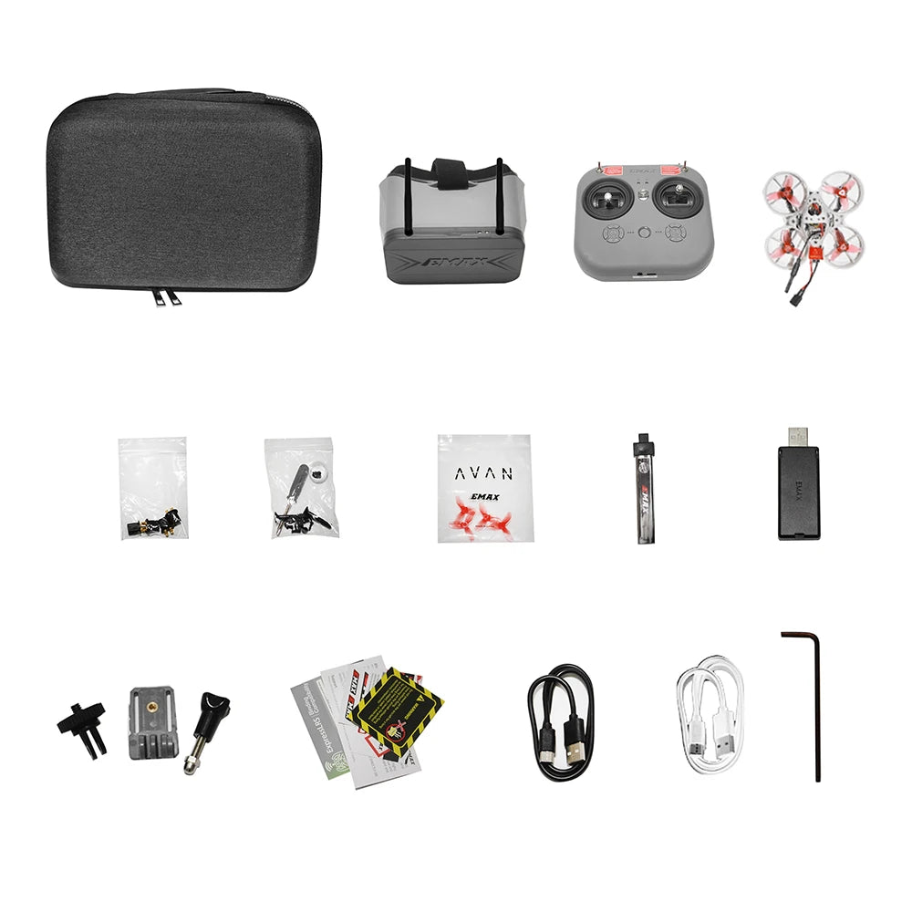 Emax Tinyhawk Nanoscout 65mm 08015 22000KV 4in1 6A ELRS RX FPV Racing Drone BNF RTF for Children Toys