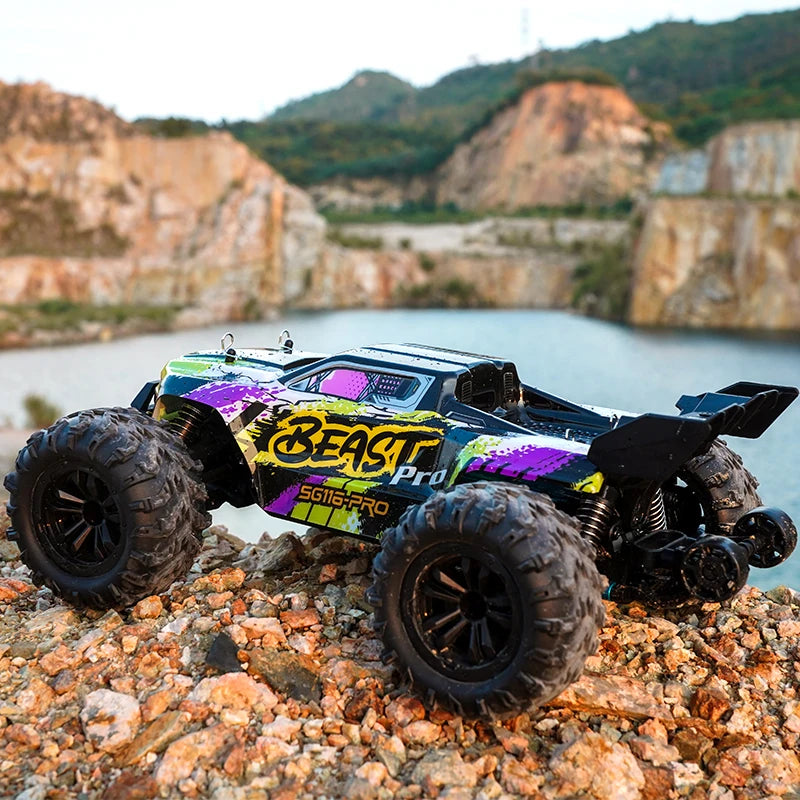 SG116MAX 80KM/H High Speed ​​RC Car Brushless 4WD Off-Road Drift Remote Control Car 1:16 Professional Racing Cars SG116PRO 40KM/H