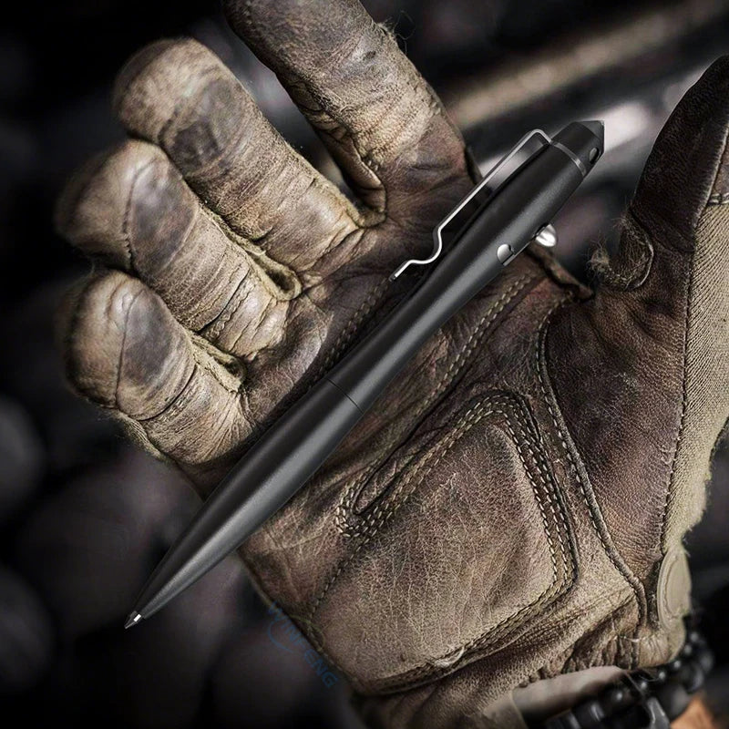 High Quality Metal Tactical Pen Self Defense Ballpoint Pen School Office Stationery Supplies Emergency Survival Glass Breaker