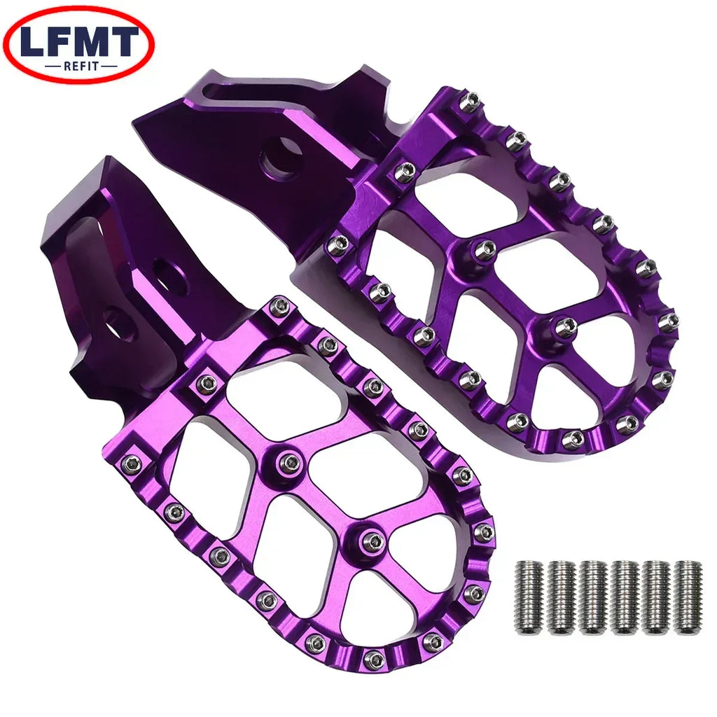 For Surron Ultra Bee Sur-ron UB Wide Footpegs Foot Pegs Rests Electric Dirt Bike Pedals Aluminium Alloy MX Surron Ultrabee Parts