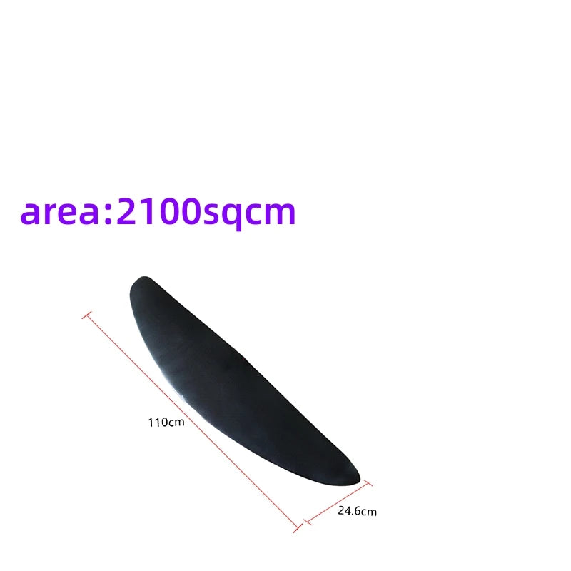 Surf Hydrofoil Surfing Wing Foil with 3K Carbon Wings, Aluminum Mast Fuselage