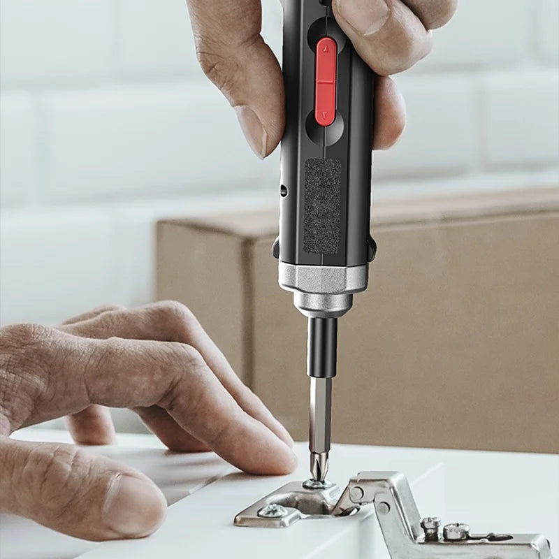 Precision Electric Screwdriver Rechargeable Household Mini Small Electric Drill Multi-Functional Power Tool Sets Screwdriver Set