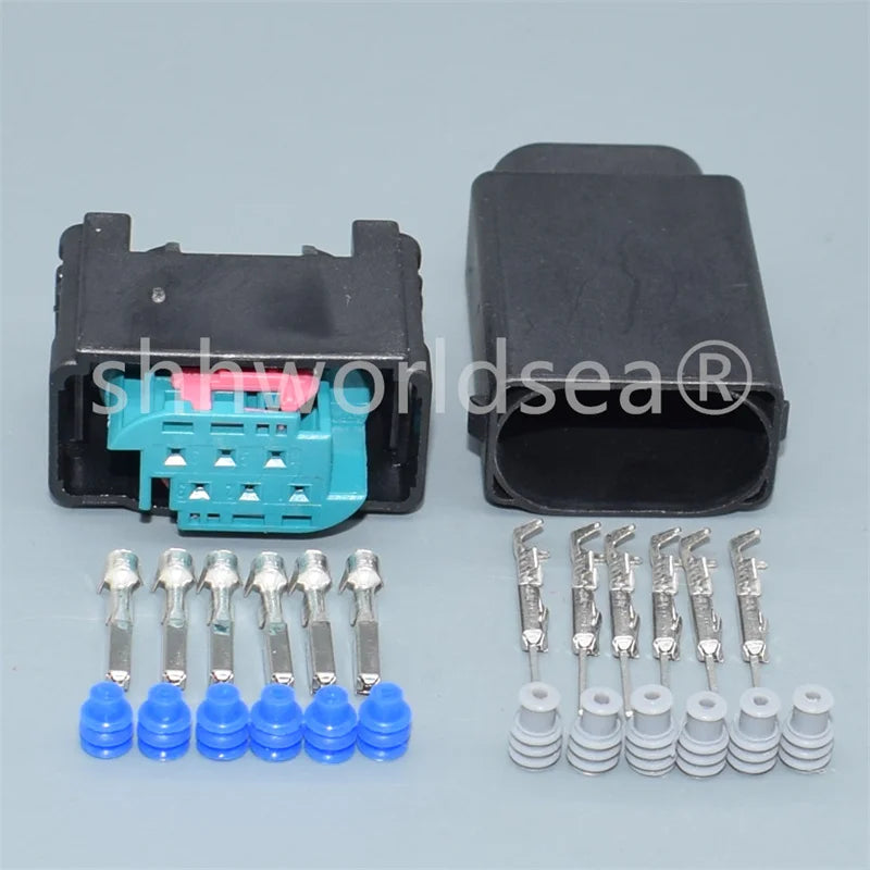 1Sets 6 Pin Automotive waterproof connector Throttle Valve Sensor Connector 1-967616-1 Accelerator Pedal Plug 9-967616-1