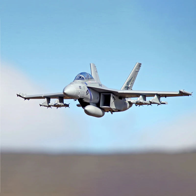 FMS 70mm culvert F/A-18 Hornet V2 PNP version remote assembly foam large size aircraft fixed wing model 70mm F-18 RC toy