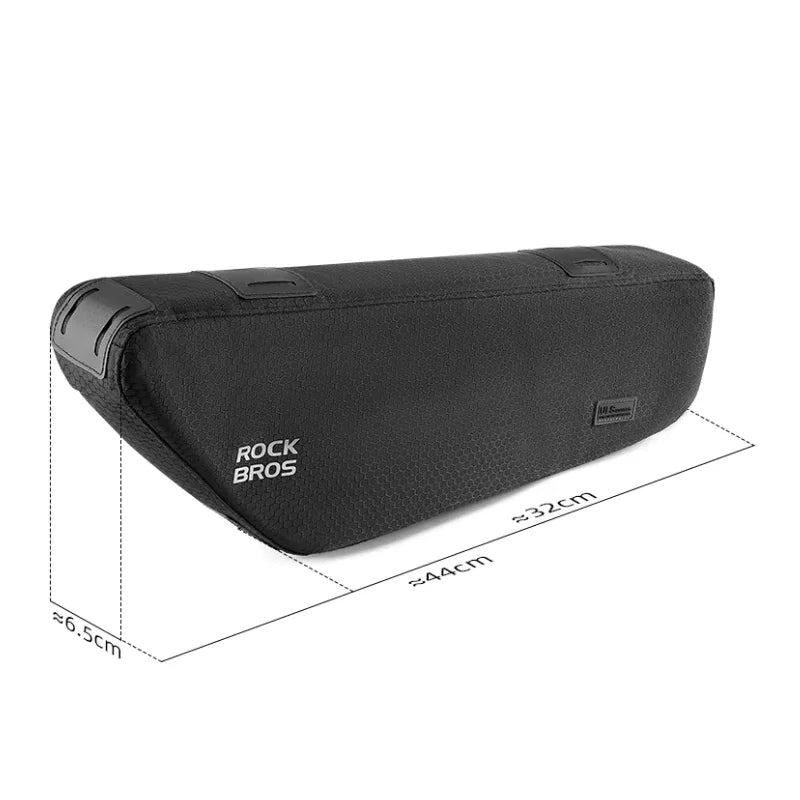 ROCKBROS Bicycle Bag Rainproof Cycling Top Tube Frame Bag Reflective Large Capacity MTB Road Bike  Pannier Bag Wear-resistant