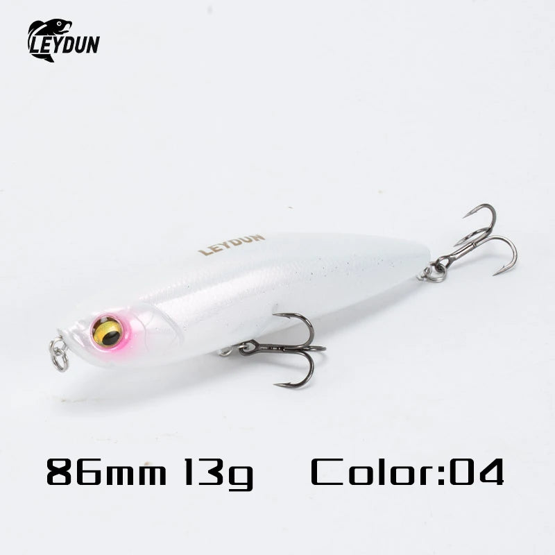 LEYDUN Z-Claw Fishing Lures Floating Pencil 86mm 100mm 120mm Topwater Hard Baits Surface Stickbait Good Action Bass Wobblers