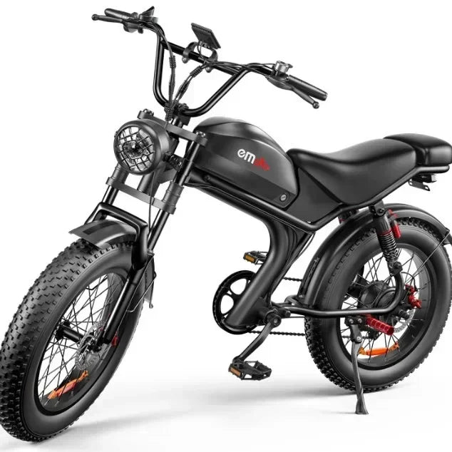 EMOKO C93 2000w dual motor 48V 23AH lithium battery adult Electric bicycle  20 inch fat tire mountain off-road Electric bike