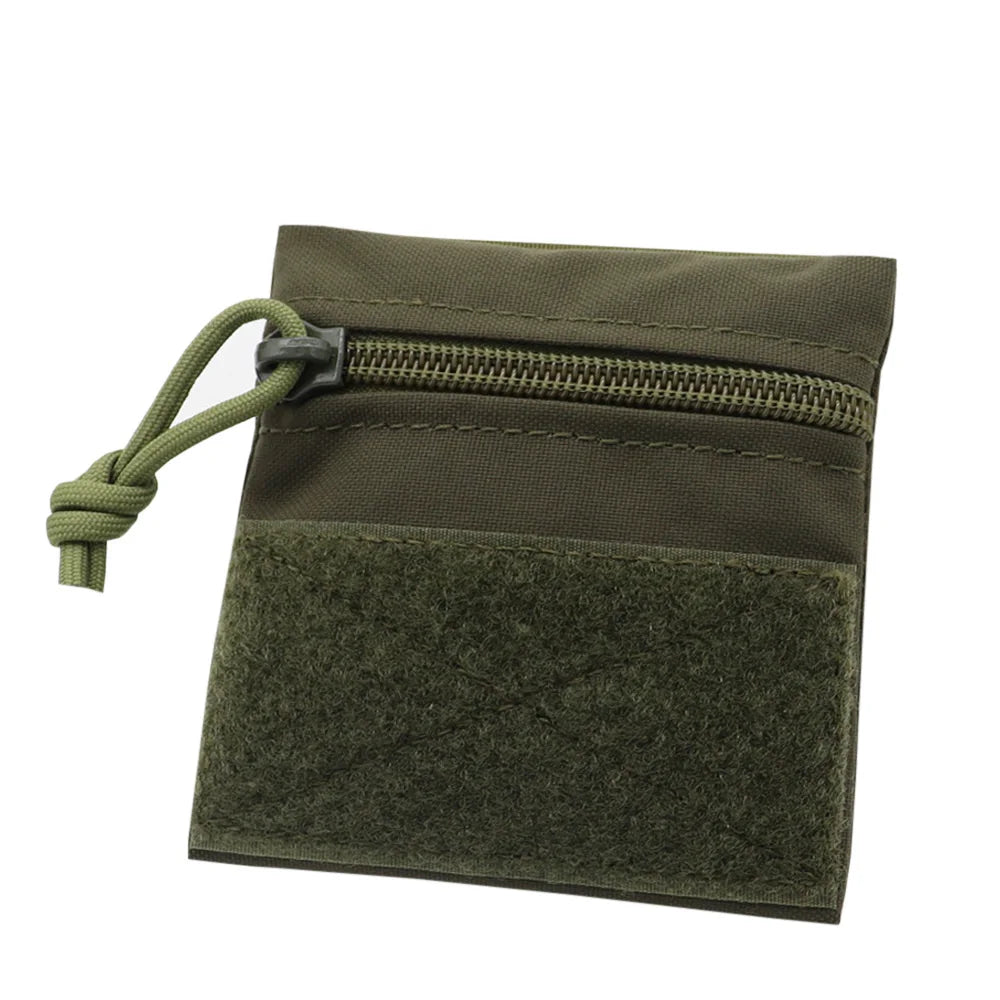 VULPO Tactical Micro Candy Pouch Portable Storage Bag Hunting Vest Patch Pouch MK3 MK4 Airsoft Chest Rig Vest Attached Pouch