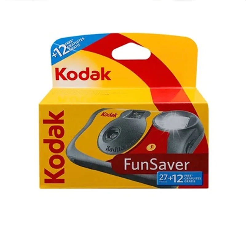 1-5 Pcs Original Kodak FunSaver Single Use Camera With Flash Disposable Point-and-Point Film Cameras 27 Sheets 39 Sheets