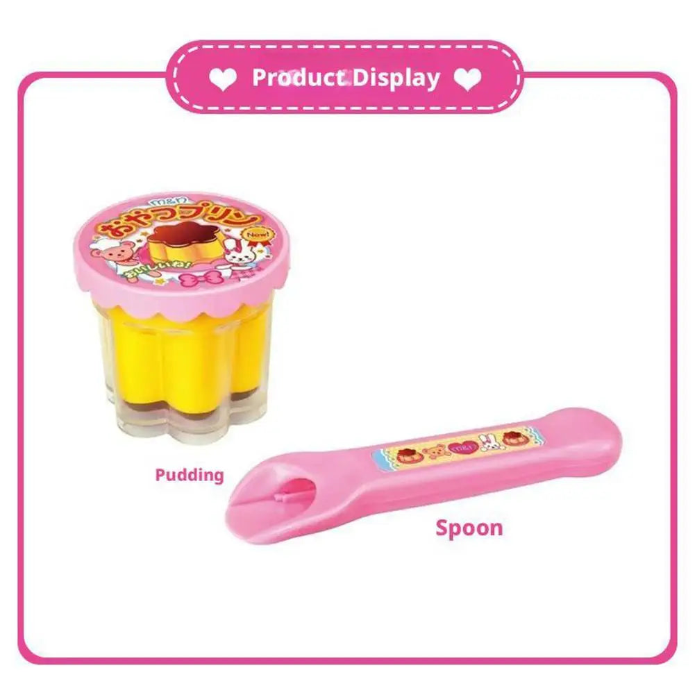 Food Feeding Pudding Feeding Toy Desktop Ornament Cute Pink Jelly Strawberry Pudding Set Ornaments Models For Kids Girls 2025