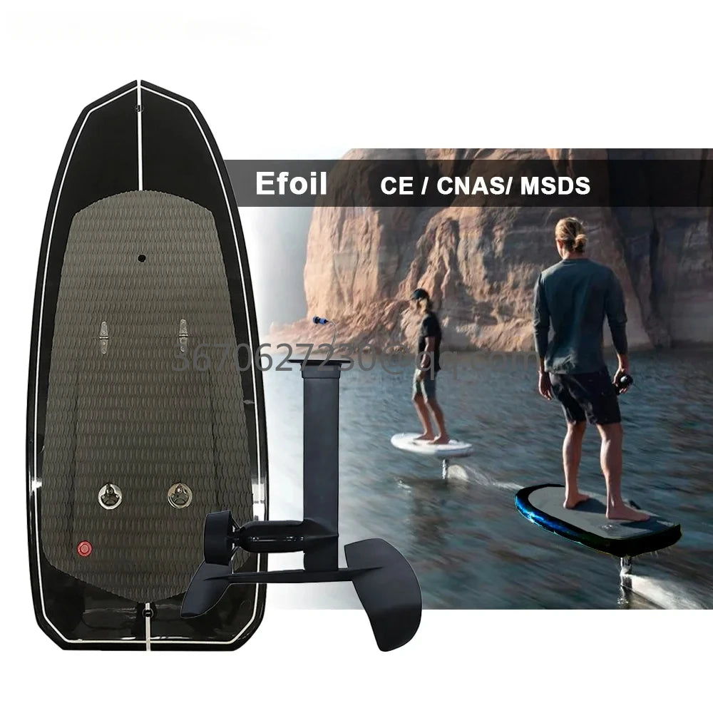 2024 Best Price Efoil Manufacturer Custom Full Carbon Electric Hydrofoil Motorized Surfboard (Foil+Board)