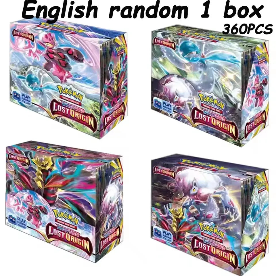 NEW 360PCS Pokemon Card White Flare Black Bolt Prismatic SPARKS Scarlet Violet 151 English Booster Battle Transaction Gift