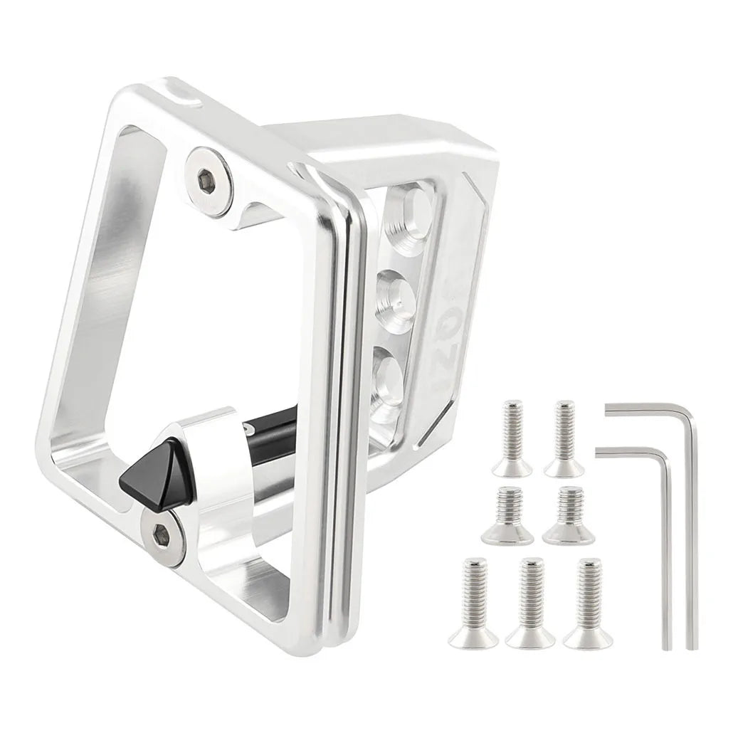 MUQZI Folding Bike Front Carrier Adapter Folding Bag Cargo Rack Bracket Aluminum Alloy Mount Base for Brompton