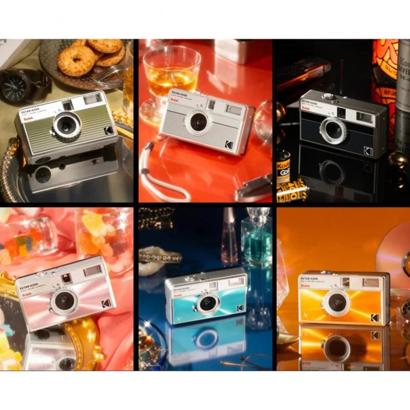 2025 New KODAK EKTAR H35 H35N Half Frame Camera 35mm Film Camera Reusable Film Camera With Flash Film Camera Optional Film