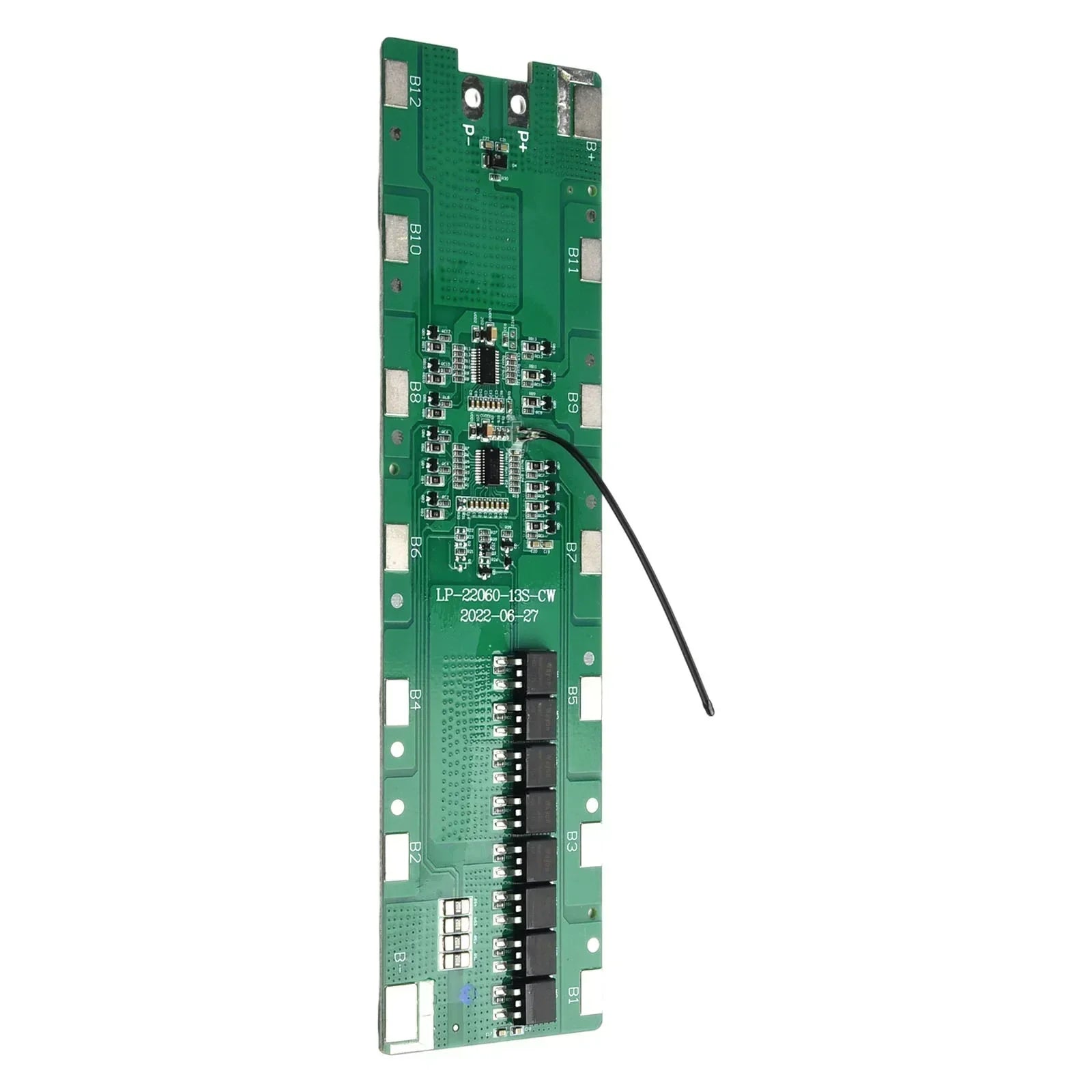 13S 6P 48V Spare E-Bike Battery Box Holder PCB Board With Balance For E-Scooter 48V E-bike Batteries E-bike Battery BoxPCB Board
