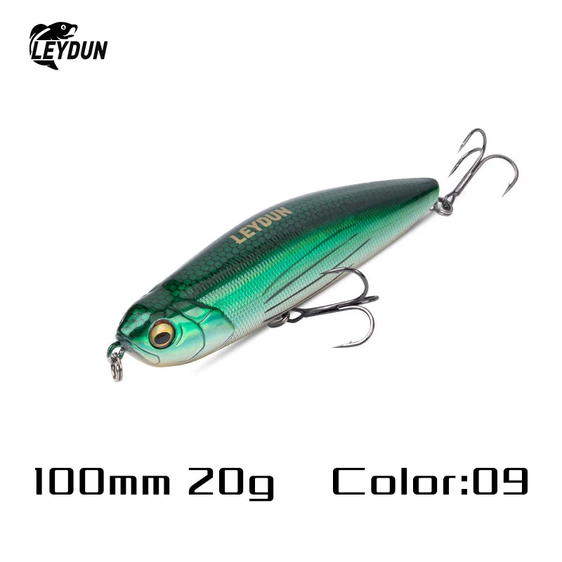 LEYDUN Z-Claw Fishing Lures Floating Pencil 86mm 100mm 120mm Topwater Hard Baits Surface Stickbait Good Action Bass Wobblers