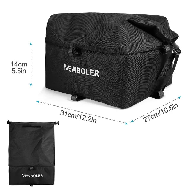 Rear Bike Basket Bicycle Cargo Rack Bag Large Capacity Fron E-Bike Basket Bike Baskets Rear Rack  for Outdoor Travel Shopping