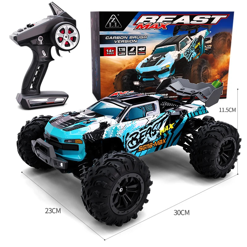 SG116MAX 80KM/H High Speed ​​RC Car Brushless 4WD Off-Road Drift Remote Control Car 1:16 Professional Racing Cars SG116PRO 40KM/H
