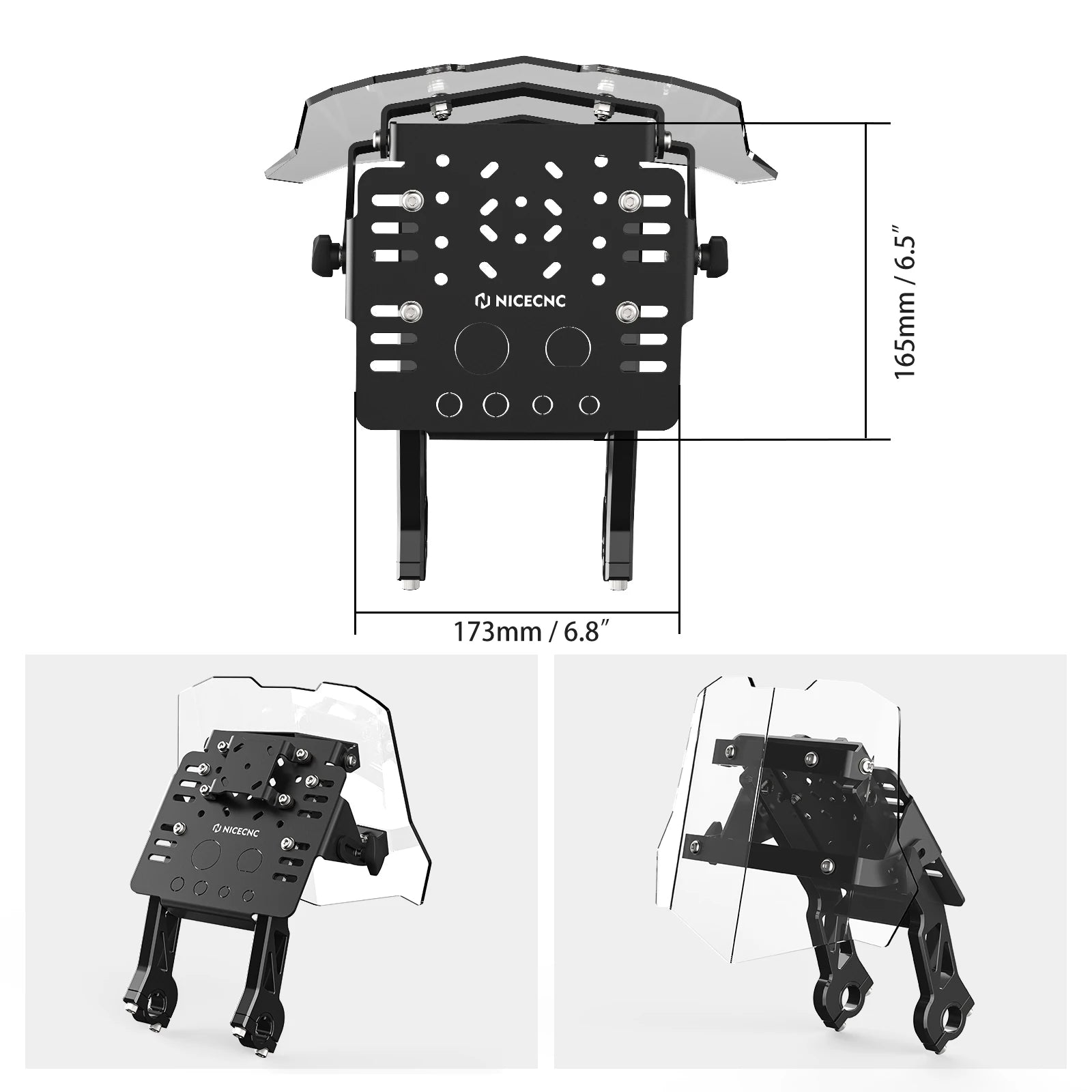 2025 2024 For Stark Varg EX MX GPS Mount Bracket Mini Fairing Kit For Surron Ultra Bee Stark Varg Accessories Electric Dirt Bike