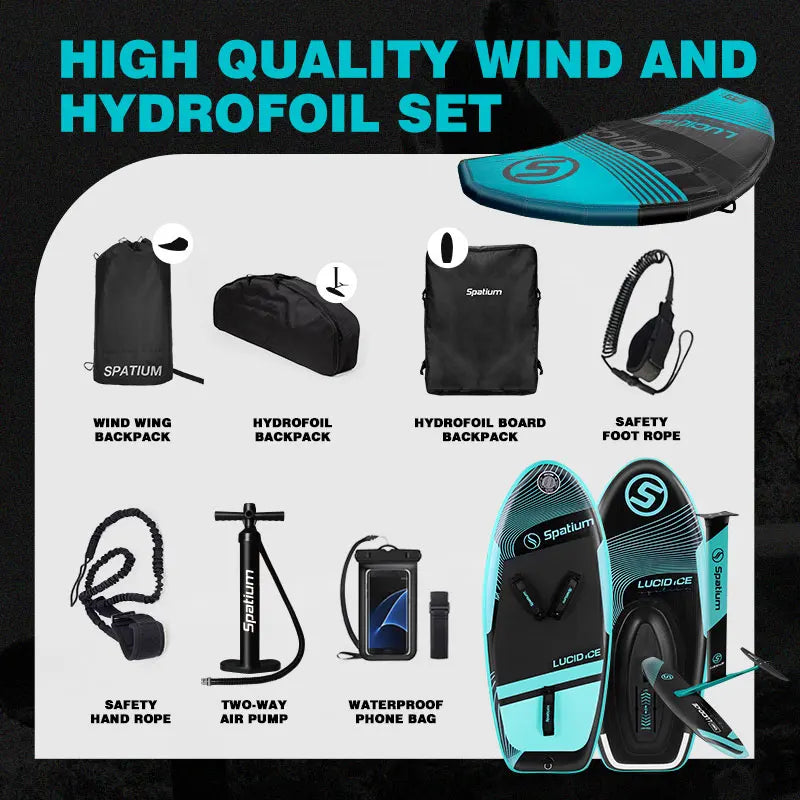 Customized Carbon Foil Wing Foil Surfboard Inflatable Kite Hydrofoil Boards Set for Sale