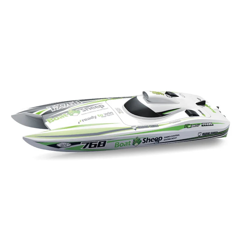 TX768 RC Boat 2.4G Brushless High Speed Remote Control Ship 30km/h Professional Speedboat Watercraft Toys for Children Boys Gift