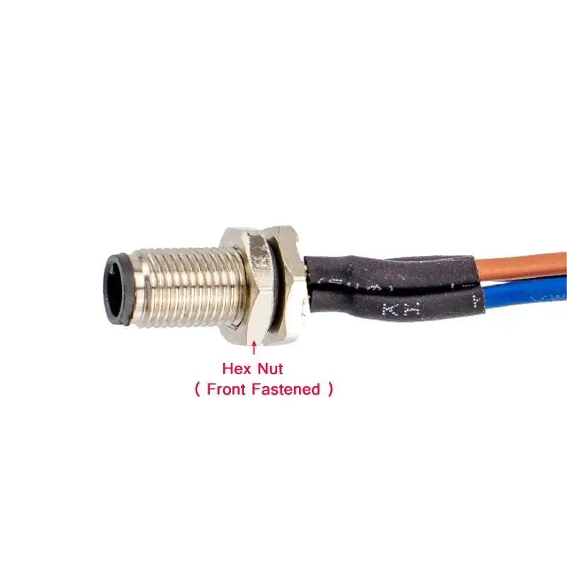 Hot sales M5 Circular Connectors Male Female M5 Device Connector 3 4 Pins Front Mount Rear Fastened Socket With Cable