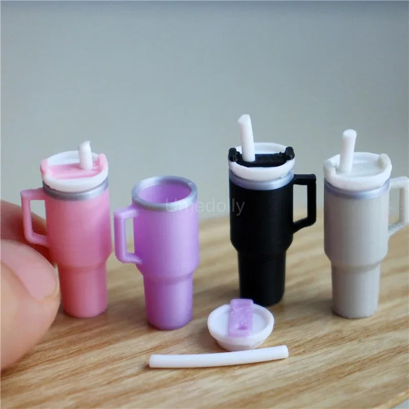1/12 Scale Miniature Dollhouse Sumilation Vacuum Cup for OB11 BJD Doll Accessories Toy