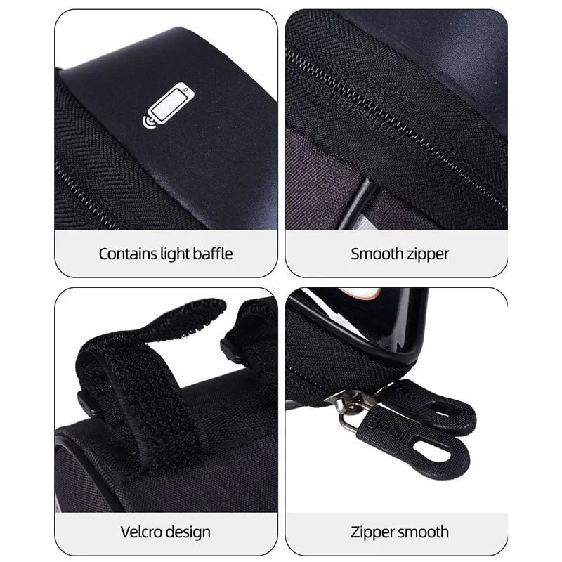 6.3 Inch Touch Screen Bicycle Bags MTB Cycling Bike Head Tube Bag Bicycle Handlebar Cell Mobile Phone Bag Case Holder For Bike