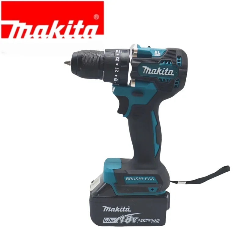Original Makita DDF487 Cordless Driver Drill Brushless Electric Impact Screwdriver Rechargeable Power Tool 18V With battery