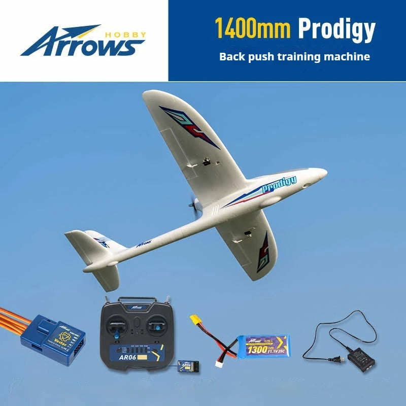 Blue Arrow Model Aircraft 1400mm Miracle Outdoor Foam Glider Fixed Wing Assembly Electric Remote Control Model Aircraft