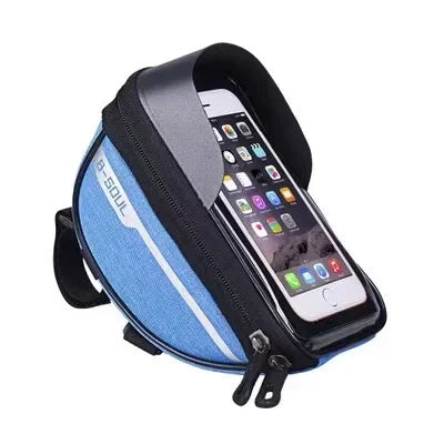 6.3 Inch Touch Screen Bicycle Bags MTB Cycling Bike Head Tube Bag Bicycle Handlebar Cell Mobile Phone Bag Case Holder For Bike