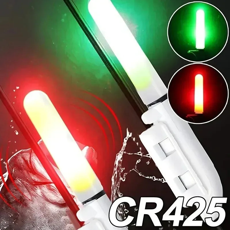 Waterproof Fishing Electronic Rod Luminous Stick Light CR425 Battery LED Removable Float Tackle Night Rock Fishing Accessorie