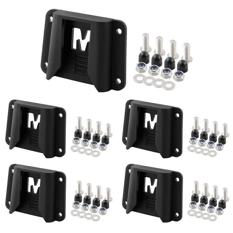 MUQZI for Brompton Bag Front Carrier Mount Adapter Bike Front Bag Block Carrier Bracket with Screws Folding Bike Accessories