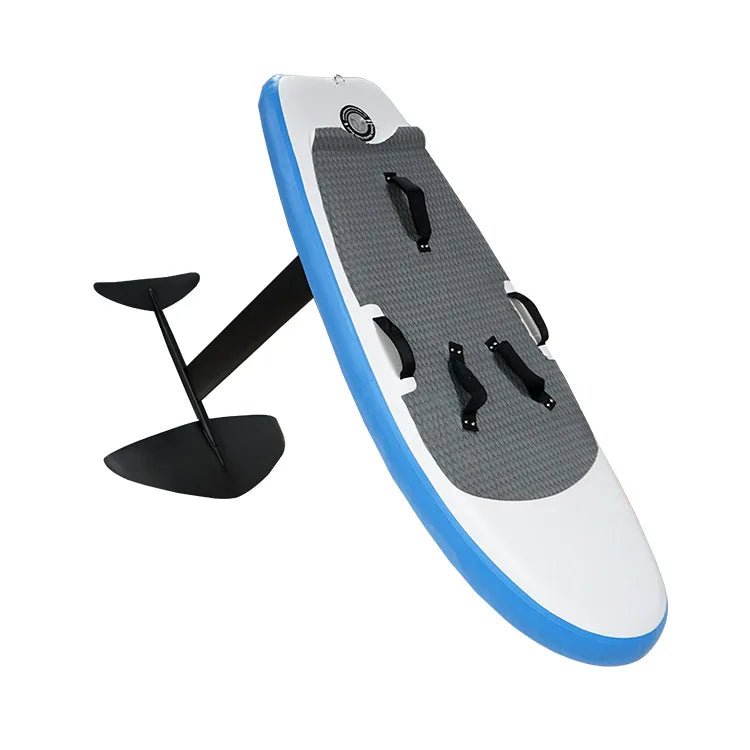 Unpowered Carbon Fiber Hydrofoil SUP Paddle Board with Wind Wing, Stand-Up Board Ocean/Lake Cruising, Efficient Sailing