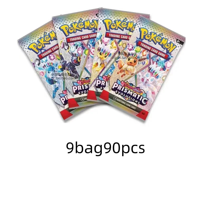 360Pcs Pokemon Card Prismatic Evolutions sv8a Scarlet Violet 151 Surging Sparks PALDEAN FATES English Booster Transaction Card