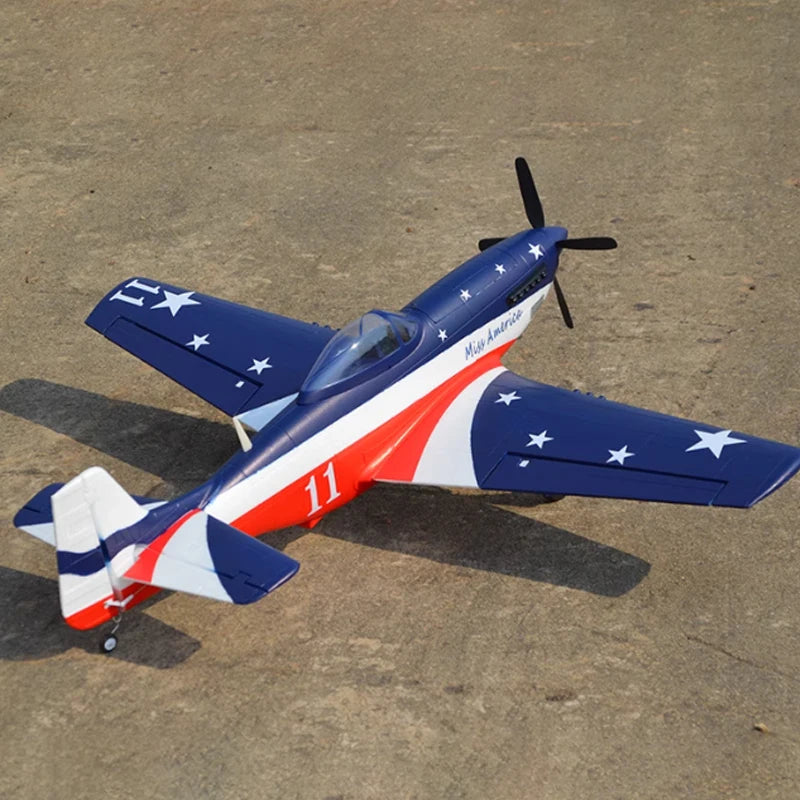 Hookll 1200mm P51 Pnp Rc Miss America Sports Aircraft Epo Assembled Fighter Model Remote Control Adult Toy