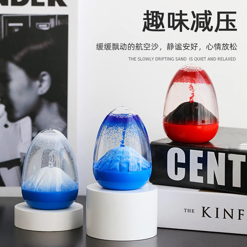 Room Decor Modern Home Decoration Miniatures Book Nook Miniature Items Hourglass Timer Creative Desktop Decompression Kit Gift