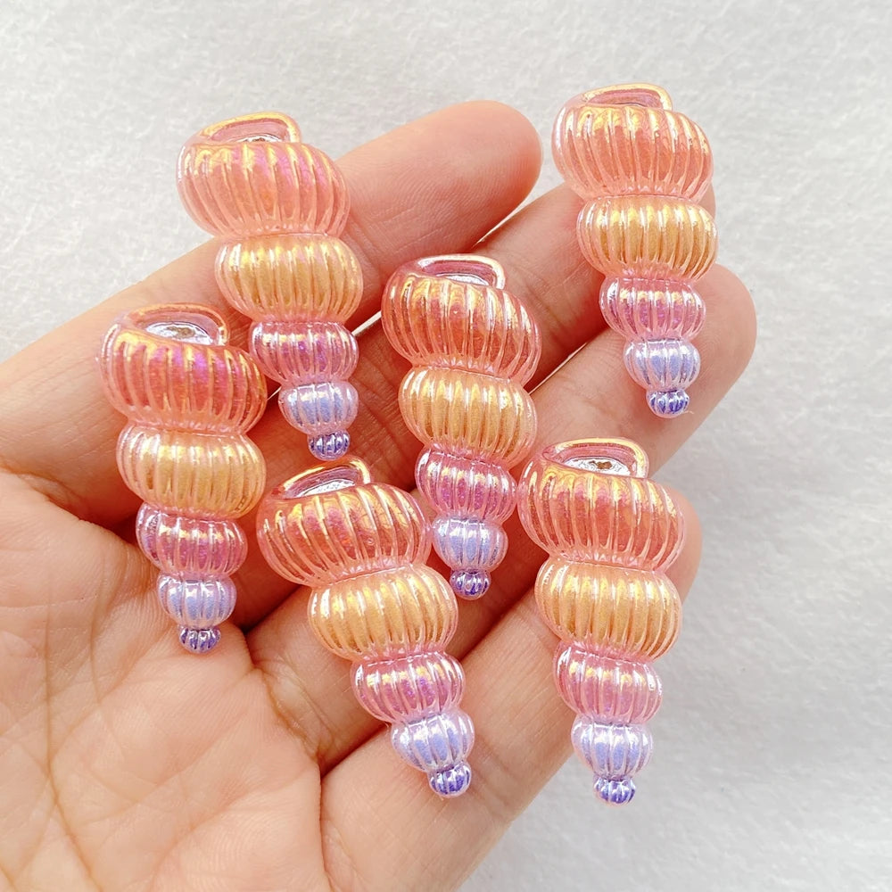 10Pcs New Cute Resin Cartoon Shell, Starfish Series Flat Back Scrapbooking DIY Jewelry Craft Decoration Accessories