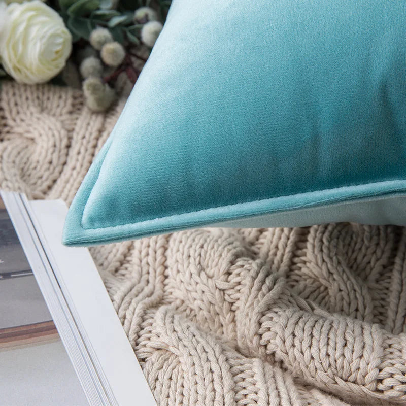 50*50/60*60High Quality Velvet Cushion Cover Bed Pillow Case For Sofa Car Housse De Coussin Decorative Pillows Nordic Home Decor