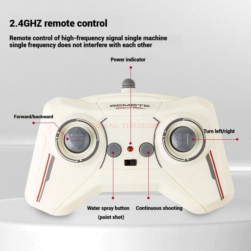 Remote Control Electric Rc Coast Guard Destroyer Simulation Military Model Ship Real Launch Water Cannon Can Launch Ship Toy