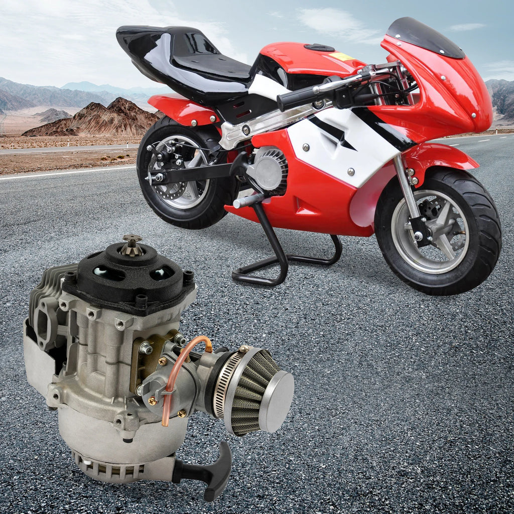 49CC 2Stroke Pull Start Engine Motor for Pocket Bike Mini Dirt Pit Bike Quad ATV