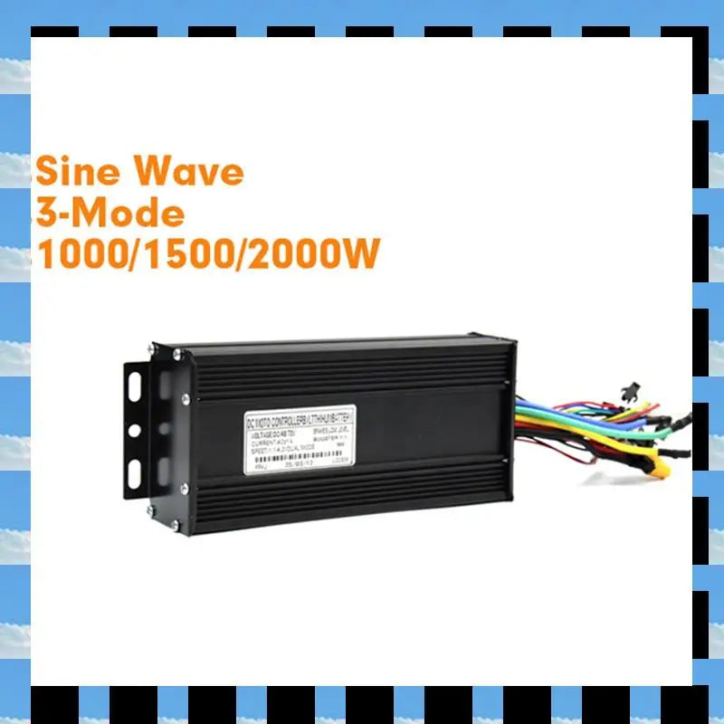 ABME 48V 72V E-Bike 40A 1000W-2000W Three Mode Sine Wave Controller For Electric Bicycle Ebike E-Scooter