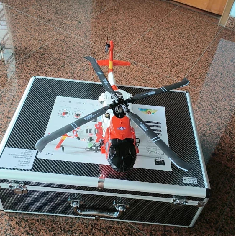 Yuzuru F07S Remote Control Combat Helicopter Uh-1 Huey Model Airplane Realistic RC Toy for Ages 14+ Birthday Gift