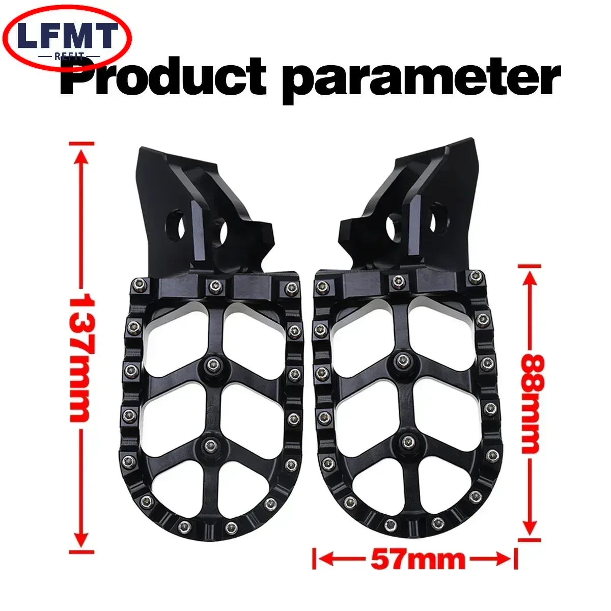 For Surron Ultra Bee Sur-ron UB Wide Footpegs Foot Pegs Rests Electric Dirt Bike Pedals Aluminium Alloy MX Surron Ultrabee Parts