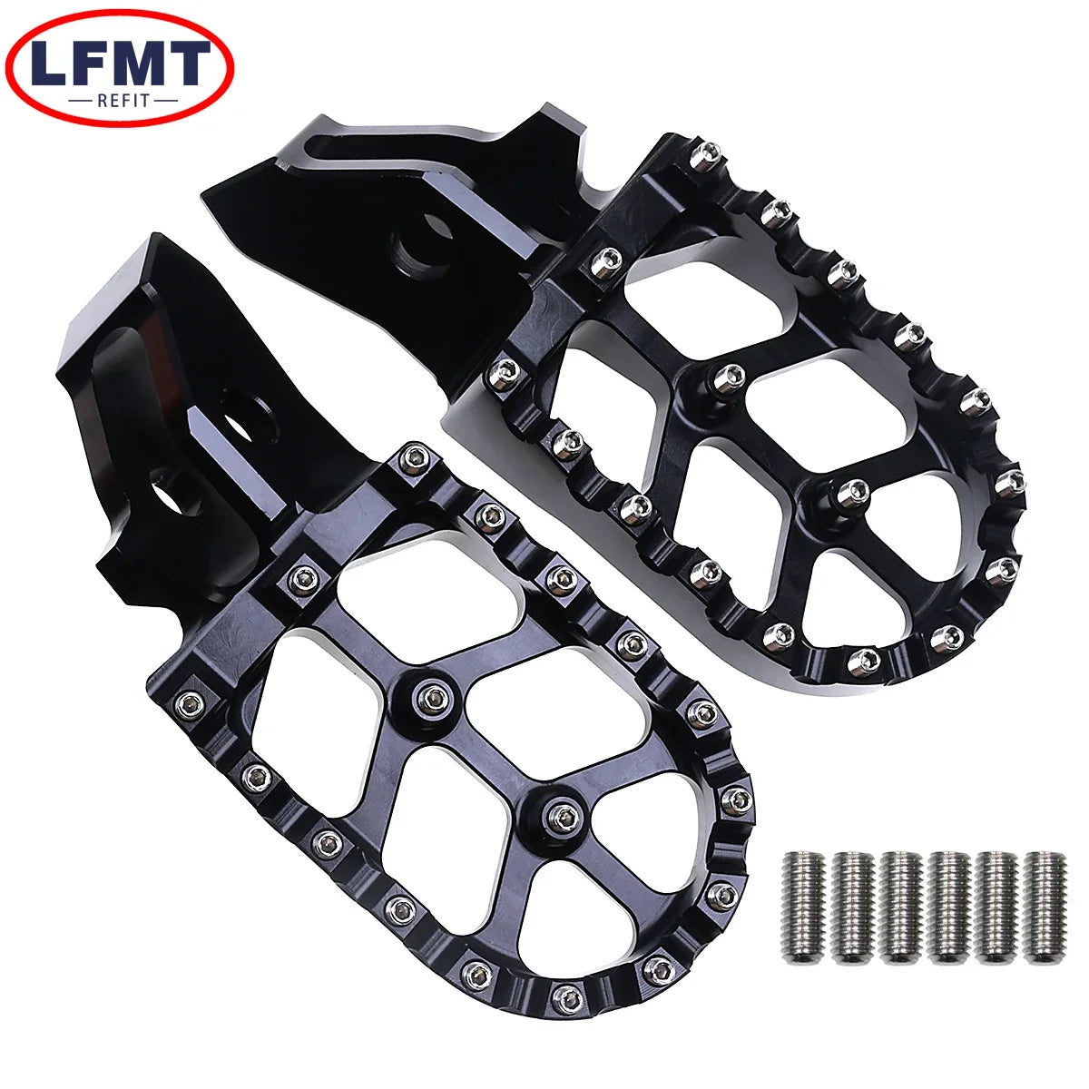 For Surron Ultra Bee Sur-ron UB Wide Footpegs Foot Pegs Rests Electric Dirt Bike Pedals Aluminium Alloy MX Surron Ultrabee Parts
