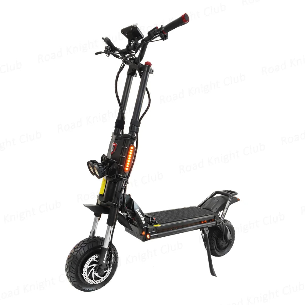 KAABO Wolf King GTR 72V 35Ah 2000W*2 Dual Motor Hydraulic Brake Central Display 12inch Wolf King GTR Removable Battery Scooter
