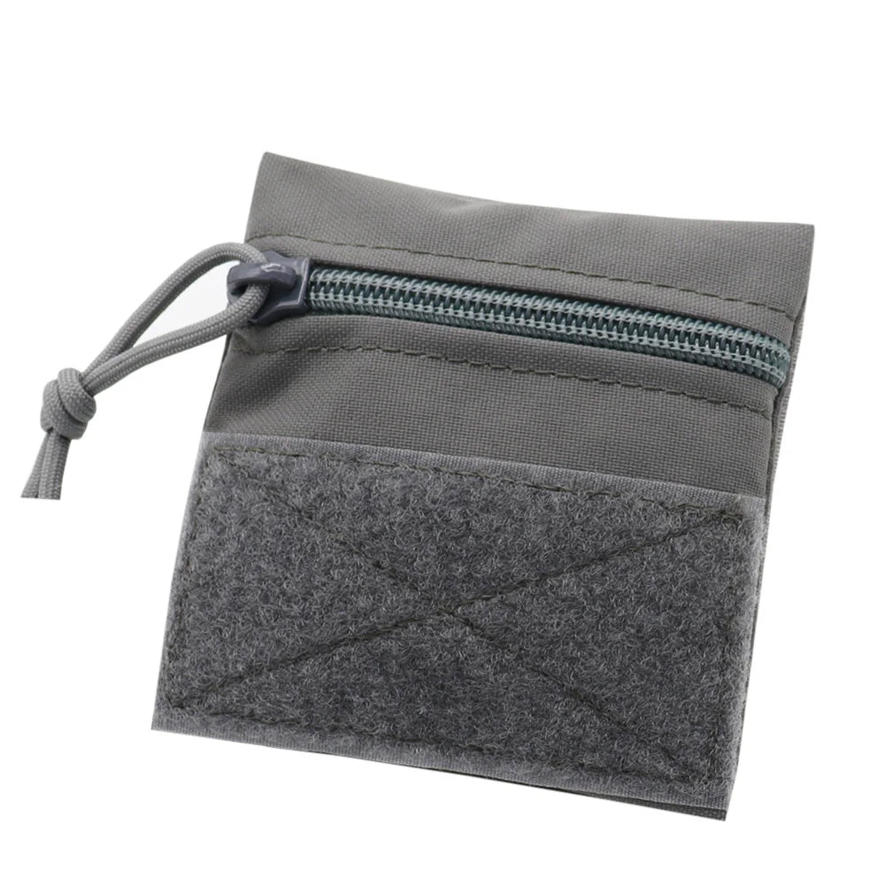 VULPO Tactical Micro Candy Pouch Portable Storage Bag Hunting Vest Patch Pouch MK3 MK4 Airsoft Chest Rig Vest Attached Pouch