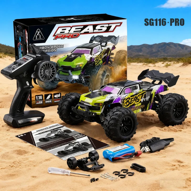 ZLL SG116 MAX/PRO 1:16 High Speed ​​Drift Racing 80KM/H Gold 40KM/H Brushless Motor 4WD RC Car Off Road Car Toys for For Kid Gift