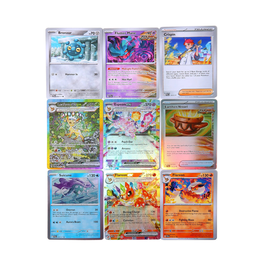 360Pcs Pokemon Card Prismatic Evolutions sv8a Scarlet Violet 151 Surging Sparks PALDEAN FATES English Booster Transaction Card